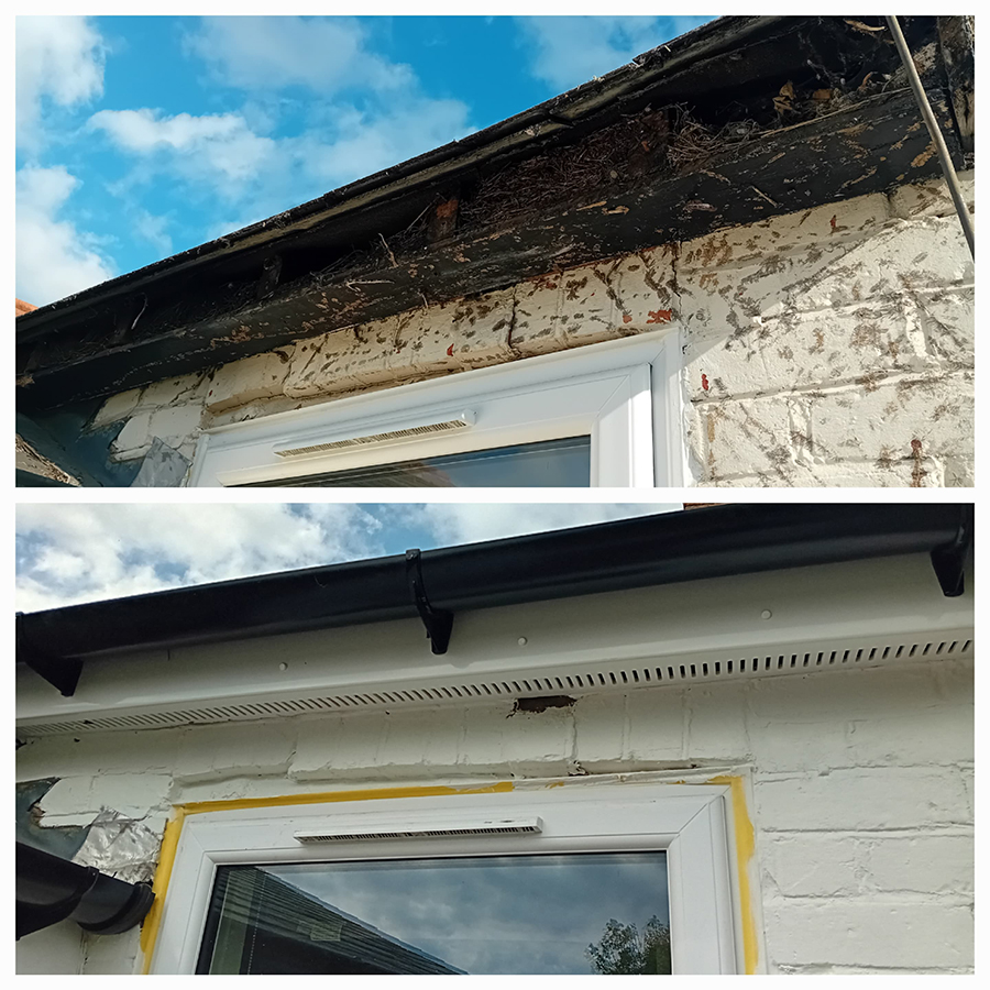 guttering installation